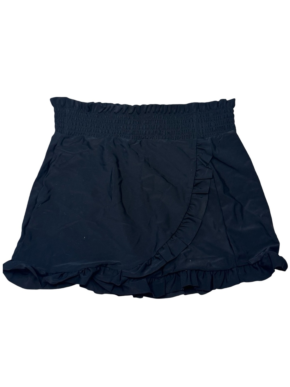 ☀️🏊🏻‍♀️〰️Beachsissi Black Ruffle Swim Coverup Skirt 〰️🏊🏻‍♀️☀️